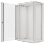 Lanberg 19" fali rack szekrény 22U/600X450 lapraszerelt, szürke V2