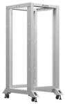 Lanberg 19" 27U 600x800 szabadon álló rack keret, szürke (OR01-6827-S) - 3bnetwork