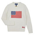 Ralph Lauren Pulóverek FLAG CN SWTR-TOPS-SWEATER Fehér 14 / 16 Jahre