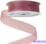  Organza szalag 20mm x 20m - Mályva