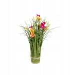 Homla Venny műnövény narancs-fukszia ibolya 35 cm Homla (239645)