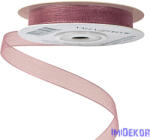  Organza szalag 10mm x 20m - Mályva