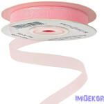  Organza szalag 10mm x 20m - Rózsaszín