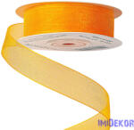  Organza szalag 20mm x 20m - Napsárga