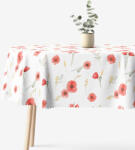 Goldea ovális teflonos terítő - pipacsok 140 x 240 cm