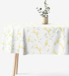 Goldea ovális teflonos terítő - mimózavirágok 140 x 280 cm