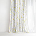 Goldea draperie decorativă luca - flori de mimoză 200x150 cm