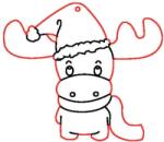  Fafigura, 5 db/csomag - szarvas 375