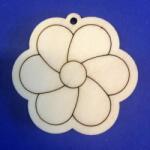  Fafigura, 5 db/csomag - virág 65