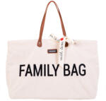 Childhome Geanta Childhome Family Bag Teddy Alb (CH-CWFBTW) - caruciorcopii