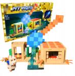 Xingbeiyi Építőkockák Kastély Kunyhó Gamer szett Építőkockák Házikó Sivatag My World