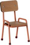 Maileg Accesorii pentru casuta de papusi - Scaun - Coral - Maileg