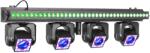 BeamZ SHOWBAR-GO-VIBE Set de lumini, 4x Movinghead + bara LED, LED RGBW, DMX, BeamZ (153.792)