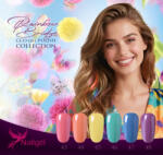  CCO Gél lakk 6 db-os színválogatás - Rainbow bridge - ajándék margarétával