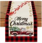 Ecarla asztali futó Merry Christmas Auto 180X30cm BZK10 (BZK10)
