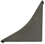 DQ-PP Végzáró Jobbos szegélyléc 23mm Travertin Sötét (LPBZTC23_ALL01)