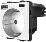 Luxion Modul Priza Simpla + USB-A + USB-C LUXION SmartElectro IntelligentHouse (LX-MP010UW)