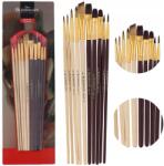 Van Bleiswijck Festőecsetek Professzionális Művészi Precíziós Ecsetkészlet 10db-os (Zestaw pędzli do malowania profesjonalne)