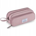 Zagatto Iskolai tolltartó nagy háromrekeszes zsebbel az iskolába rózsaszín nagy Zagatto (ZG1012)