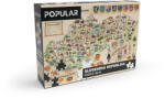 Popular Puzzle - Harta Slovaciei, 160 buc (101591685) Puzzle