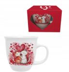 Duo Nagy Valentin-napi bögre XL 650ml Macskák dobozban Anyák napja (5902693961642)