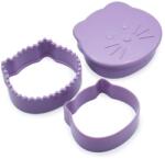 Melii Formă de tăiat sandvișuri 3 în 1, 2 buc - unicorn/pisică (24070) Set pentru masa bebelusi