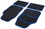 Carguard Univerzális textil autószőnyeg szett - 64 x 44 cm / 44 x 29 cm - fekete, kék (55834A) - getitnow