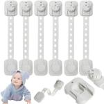 VERK GROUP Gyermekbiztonsági zár szett szekrényekhez és fiókokhoz (27560)