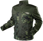 NEO TOOLS Terepmintás Munkavédelmi kabát CAMO, 60% pamut, 40% polyester, 255 g/m2, XXL (81-211-XXL) - getitnow