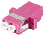 Lanberg Adapt. fibra optica MM LC UPC duplex OM4 (FA-LCUP-MD41-0001-VT)