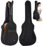 Malatec Iso Trade gitártok fekete színben, állítható pántokkal, A4 méretű zsebekkel (00007880)