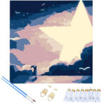 Real DIY Festés Számok Után 20x20 cm-es Készlet Kerettel (RC-K-261-RAM21946)