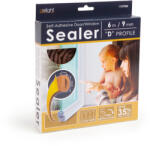 Garden of Eden Öntapadós ajtó- ablakszigetelő "D" profil - 6 m - Barna 9 mm (11599BR)