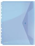 DONAU Irattartó tasak, A4, PP, patentos, lefűzhető, DONAU, kék (8540001PL-10)