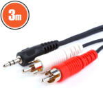 Delight RCA / Jack kábel 3m (20173)