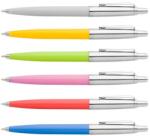 ICO Golyóstoll, 0, 8 mm, nyomógombos, vegyes tolltest, ICO Polo , kék (7010217006)