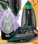 GordonToys Vapore Pro Zöld 3000W Erős Gőzölős Vasaló Kerámia Bevonattal és Antidrip Funkcióval (ŻELAZKO ELECTO)