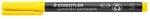 STAEDTLER Alkoholos marker, OHP, 0, 4 mm, STAEDTLER Lumocolor® 313 S , sárga (313-1) - papir25