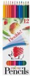 ICO Színes ceruza készlet, hatszögletű, hajlékony, ICO Süni , 12 különböző szín (7140114003)
