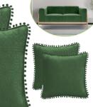 GordonToys Díszített Párnahuzat Készlet 2 db, Tüllmintás és Pomponos, 45 x 45 cm (POSZEWKA MEADORE 45 X 45)