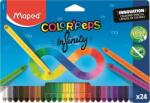 Maped Színes ceruza készlet, háromszögletű, MAPED Color Peps INFINITY , 24 különböző szín (861601)