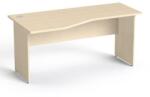 MAYAH Íróasztal, íves, balos, laplábbal, 160x80 cm, MAYAH Freedom SV-24 , juhar (SV-B8716 J/ IBXA24J) - papir25