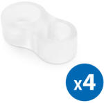 Family Ajtóütköző szett kilincsre - átlátszó - 4 db / csomag (56191)