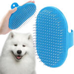 Verk Group Kényelmes kék állatszőr kefe és masszírozó kutyáknak és macskáknak (19340_N)