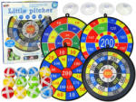 LEAN Toys Leantoys Tépőzáras Dart Játékkészlet Gyerekeknek - 36 cm céltábla, 12 labda (9805)