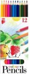 ICO Színes ceruza készlet, hatszögletű, ICO Süni , 12 különböző szín (7140144000/7140051000)