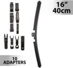 Carguard Ablaktörlő 40 cm, 10 adapterrel (55736N)