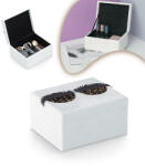 GordonToys Nagy elegáns bársony díszdoboz kozmetikai és ékszertárolóval, szempillamintával (SZKATUŁKA RZĘSY 19 X 12 CM)