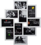 Verk Group Nagy 3D-s fehér fotókeret 10 képhez (01453_B)