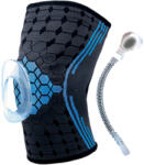  Sport térdszorító patella gyűrűvel és merevítéssel Méret: L-es